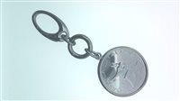 Pendant Borsari gioielli 500 LIRE in Silver CLAG0255 500 LIRE-N